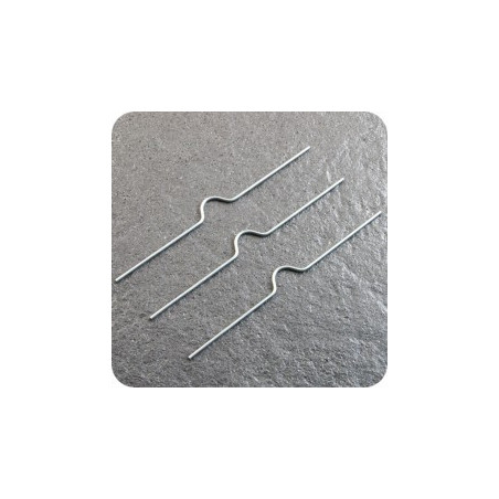 Hooks x calendars 150mm silver 100 pieces