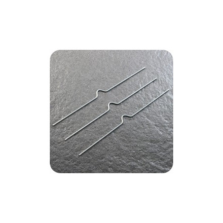 Ganci x calendari 200mm argento 100 pezzi