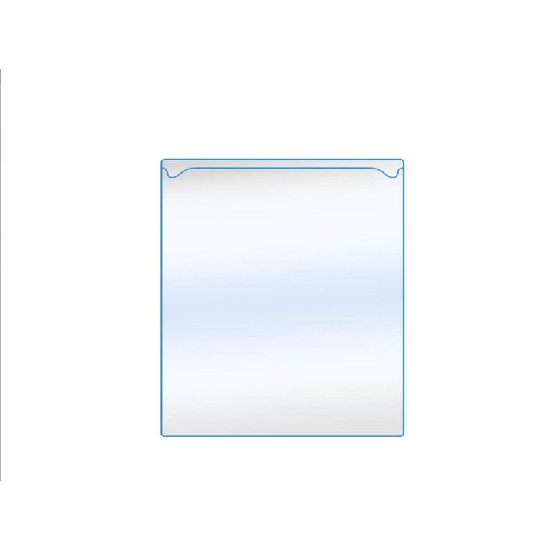Nicht klebende Visitenkartentaschen 60x90mm Packung mit 100 Stück