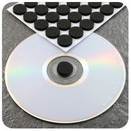 Reggi CD in spugna nero confezioni da 1000 pezzi