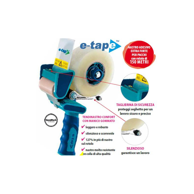 6 Rollen gratis mit 72 Rollen E-Tape 150m Eisfarben