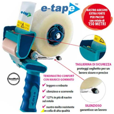 6 Rollen gratis mit 72 Rollen E-Tape 150m Eisfarben