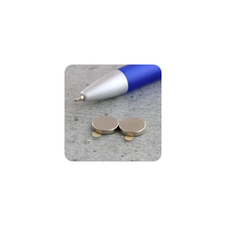 Monetine magnetiche 10x1,5mm conf. da 100 pezzi