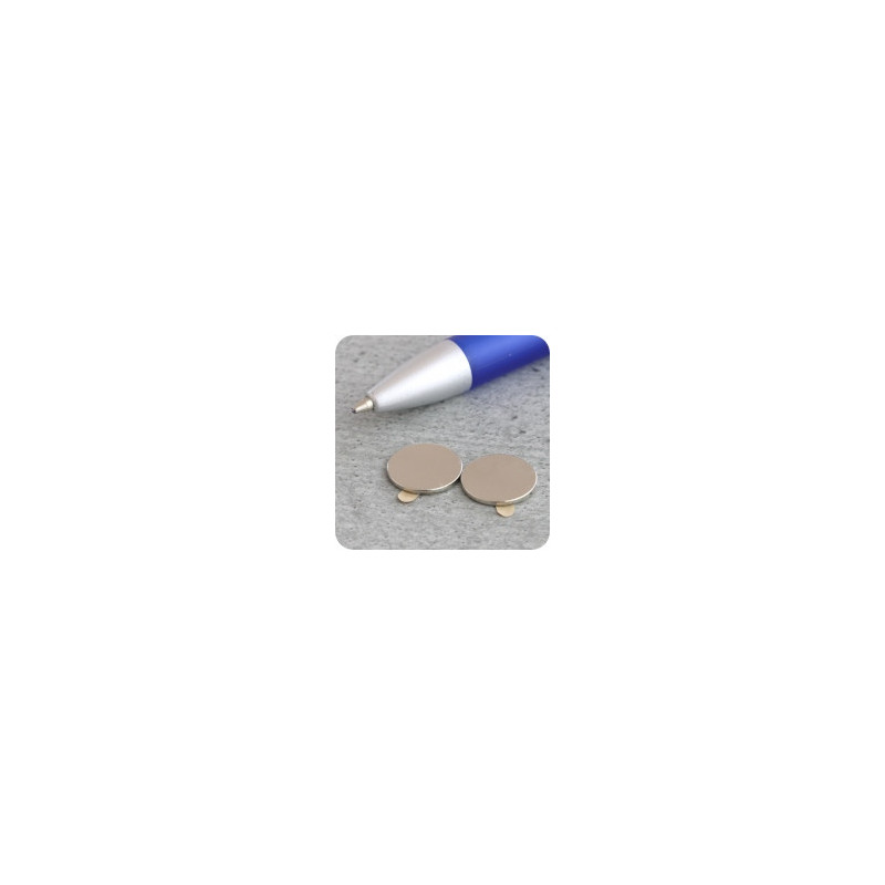 Monetine magnetiche 15x1mm conf. da 100 pezzi
