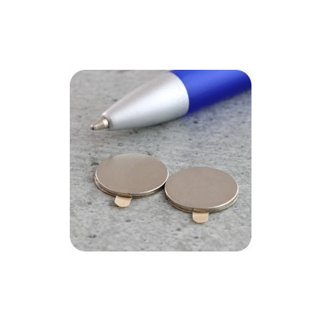 Monetine magnetiche 15x2mm conf. da 100 pezzi