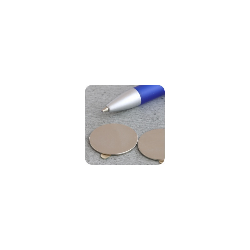 Magnetmünzen 20x1mm Verpackung von 100 Stück