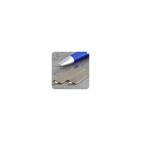 Rectangular magnets 100 pieces 40x12mm thickness 1mm