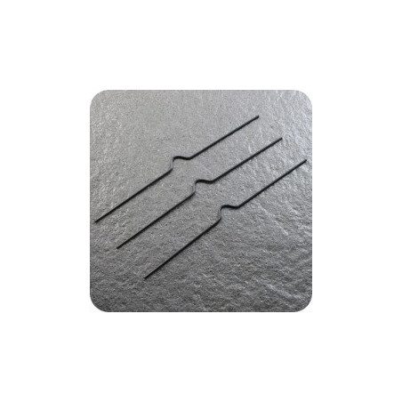 Haken für schwarze Kalender 200mm 100 Stück