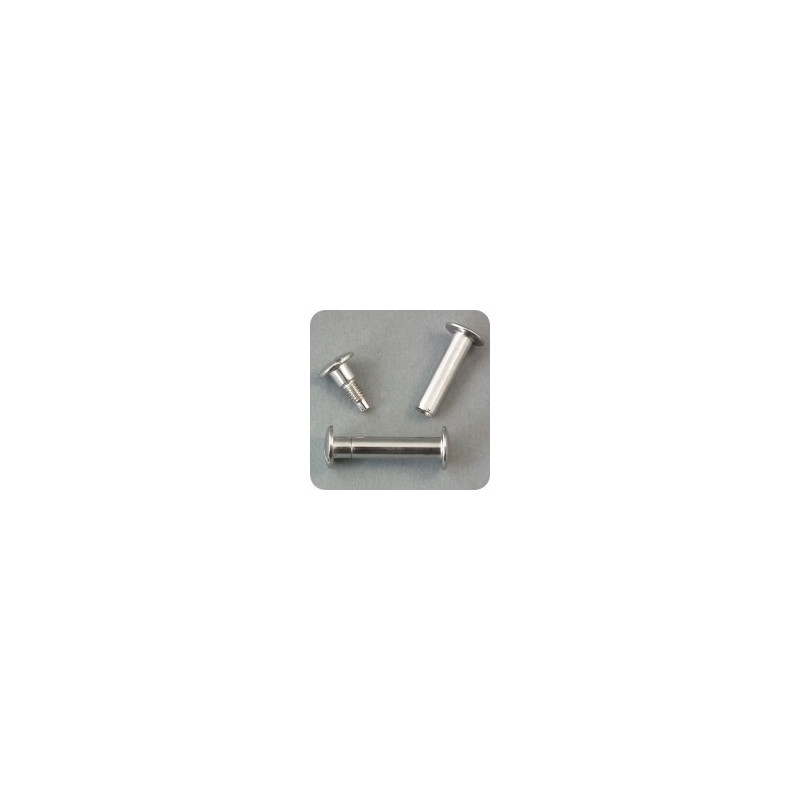 Viti sepolte nichelate 40mm conf. 1000 testa 10mm foro 5mm