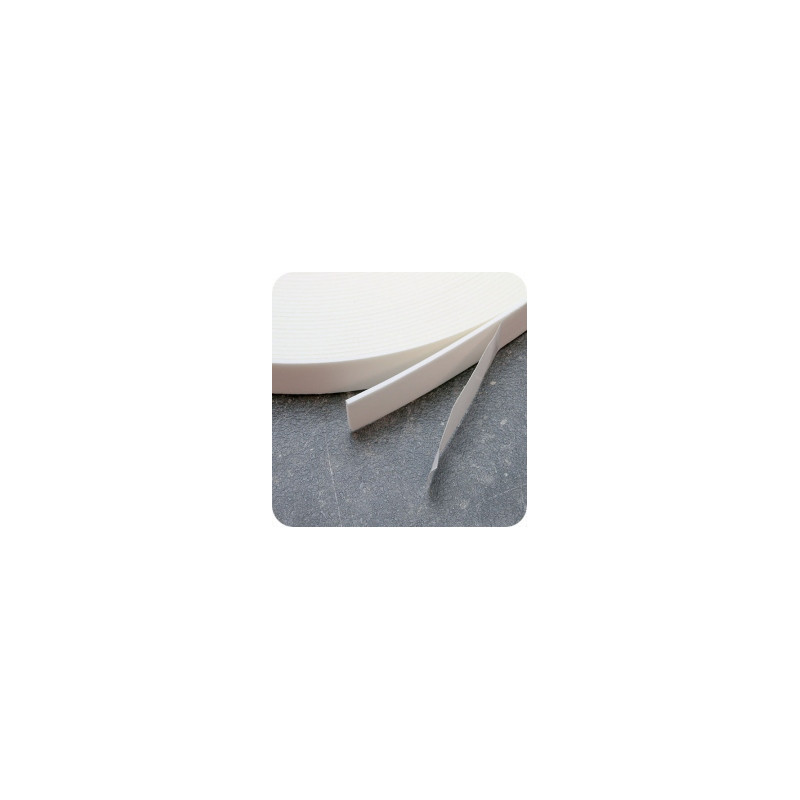 Doppelseitiges Schaumband Breite 15mm Rollen von 25m