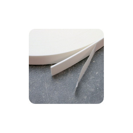 Doppelseitiges Schaumband Breite 15mm Rollen von 25m