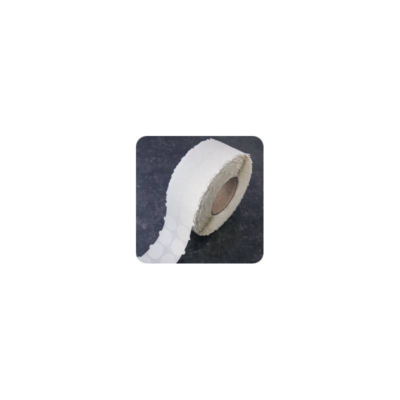 Removable adhesive labels 30mm pack of 5000pcs