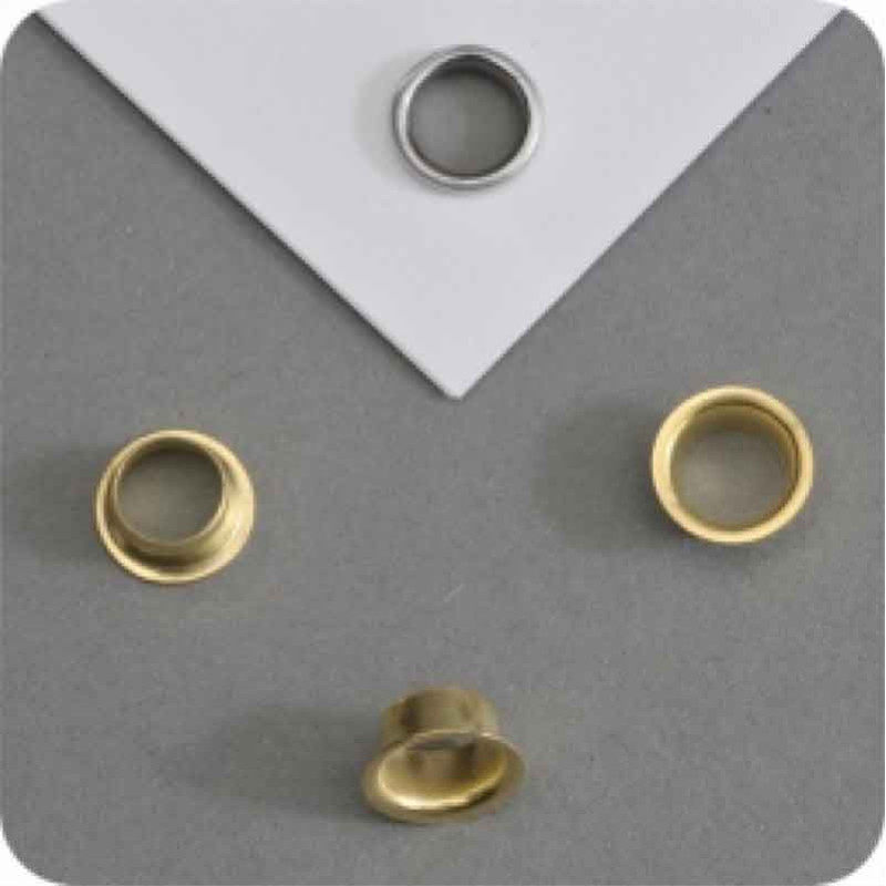 Ösen Messing Kopf 6,5 Kopf 4,5 Loch 3,2mm Länge verp.1000