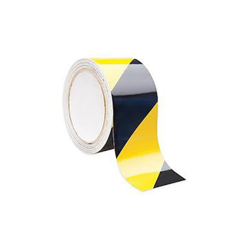Black/yellow floor adhesive tape 50x33m