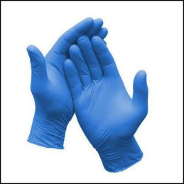 Einweg-Nitrilhandschuhe, blau, 100 Stück pro Packung