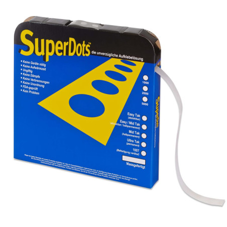Permanent 6mm Adhesive Drops 5000 Pieces Pack