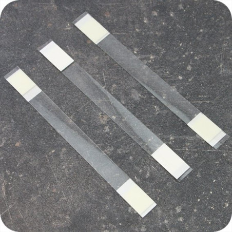 Wobbler transparent 150x14mm Verpackungseinheit 1000 Stück