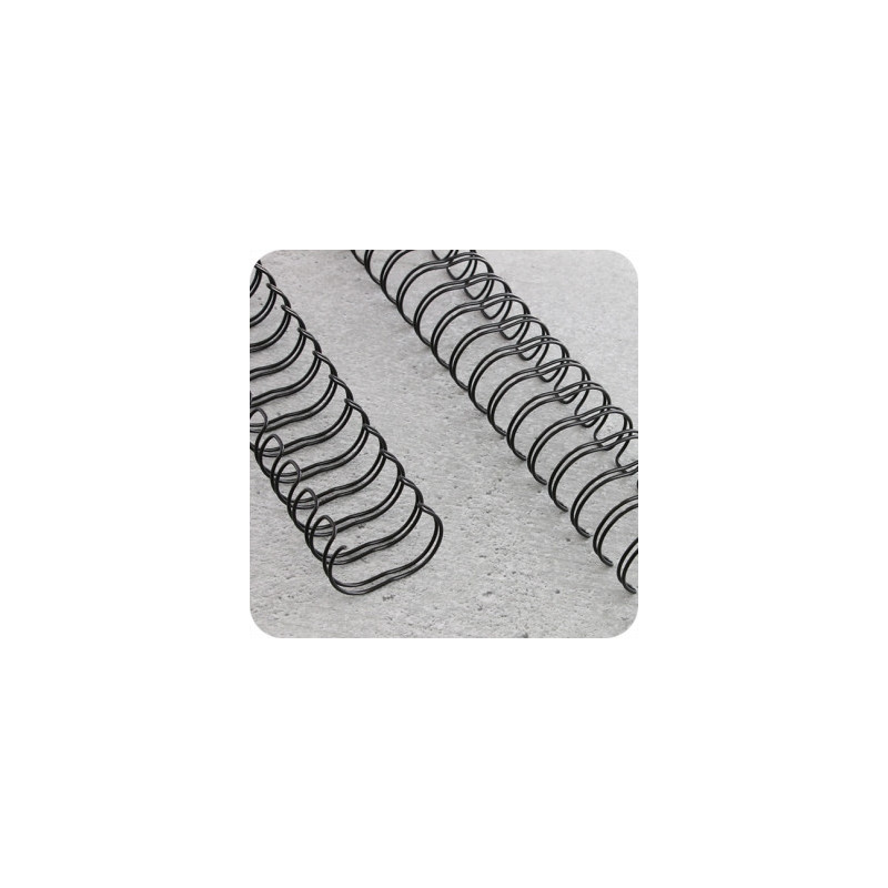 Spirali 3:1  9/16 nero A4 conf. 250 pezzi