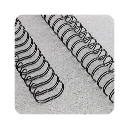 Spiralbindungen 2:1 14 7/8" schwarz A4 conf. 100