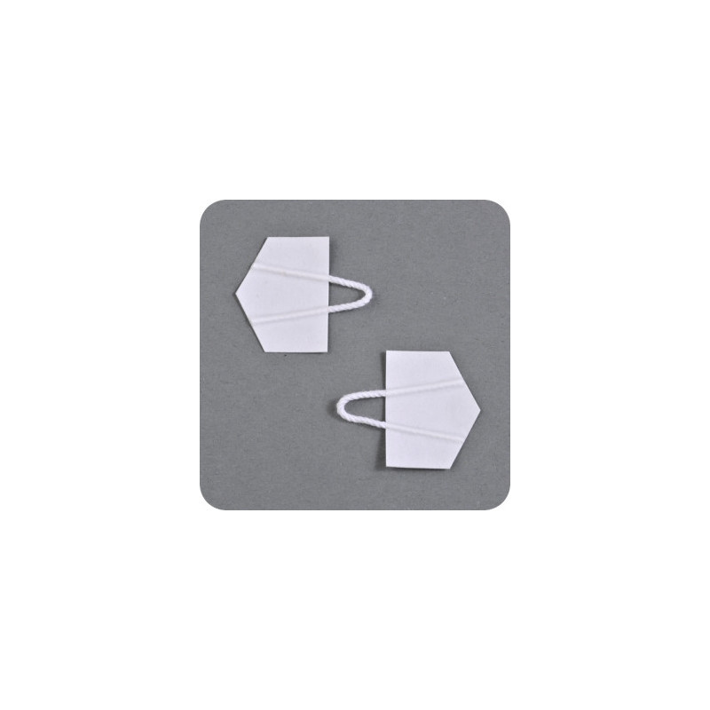 Self-adhesive hooks in paper 1000 pieces 24x31mm