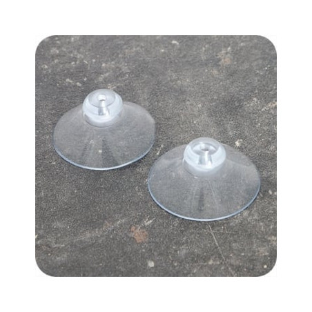 Transparent suction cups 32mm pack of 100 pieces