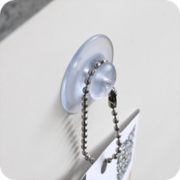 Transparent suction cups 32mm pack of 100 pieces
