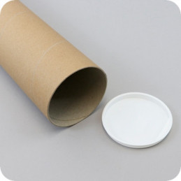 Tubi in  cartoni con coperchio 75x10cm 20 pezzi