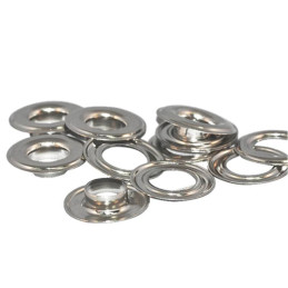 Brass eyelets for tarps and banners ⌀ 11.2 mm 100 pieces