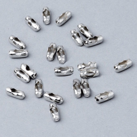 Nickel-plated compasses Conf 100pcs