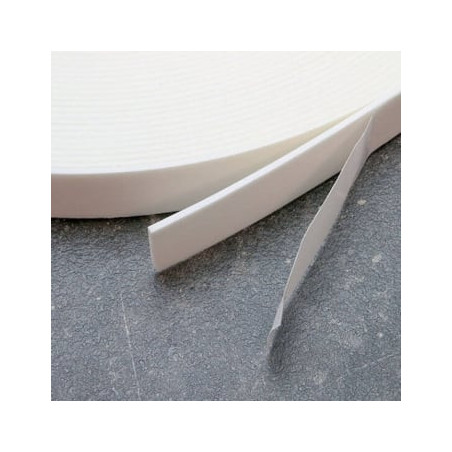 Doppelseitiges Schaumband Breite 12mm Dicke 2mm Rollen von 25m