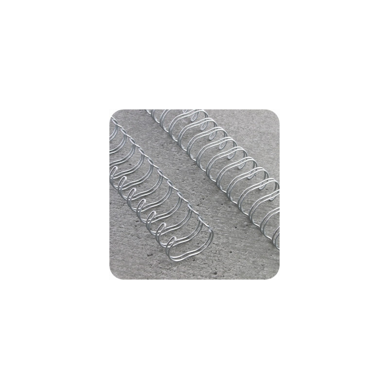 Renz Spirals 3:1 3 3/16" silver A4 100 pieces
