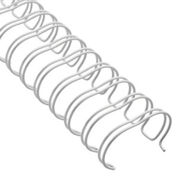 Spirale Renz 2:1  11/8" argento A4  conf. da 100 pezzi