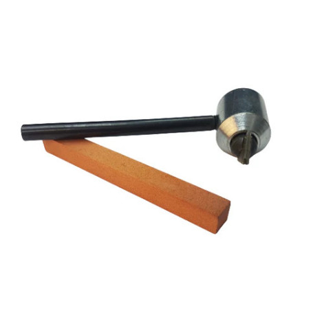 Drill bit sharpener for paper