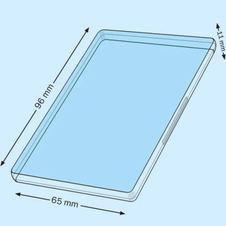 Tickettasche 96 x 60 x 11mm, 50 Stück pro Packung