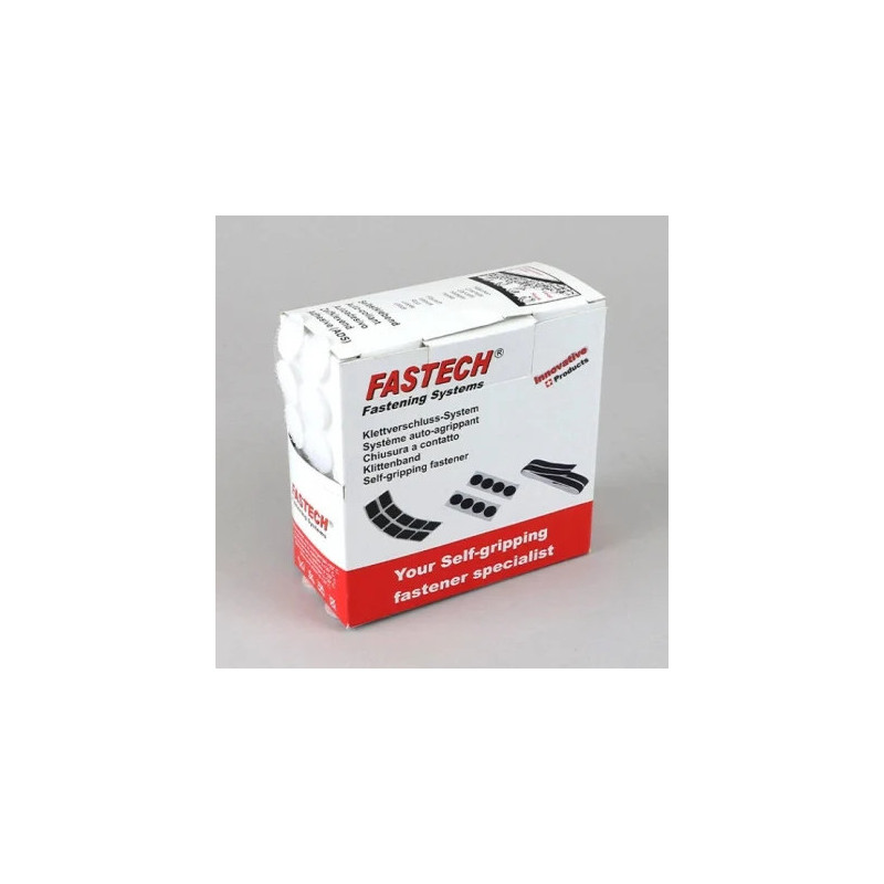 Weißes Klettverschluss-Klebepunkte 20mm Packung mit 230 Stück