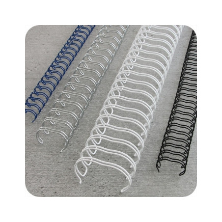 Spirali Metalliche3/8  A4 occhielli 34 conf. da 100 varie colori