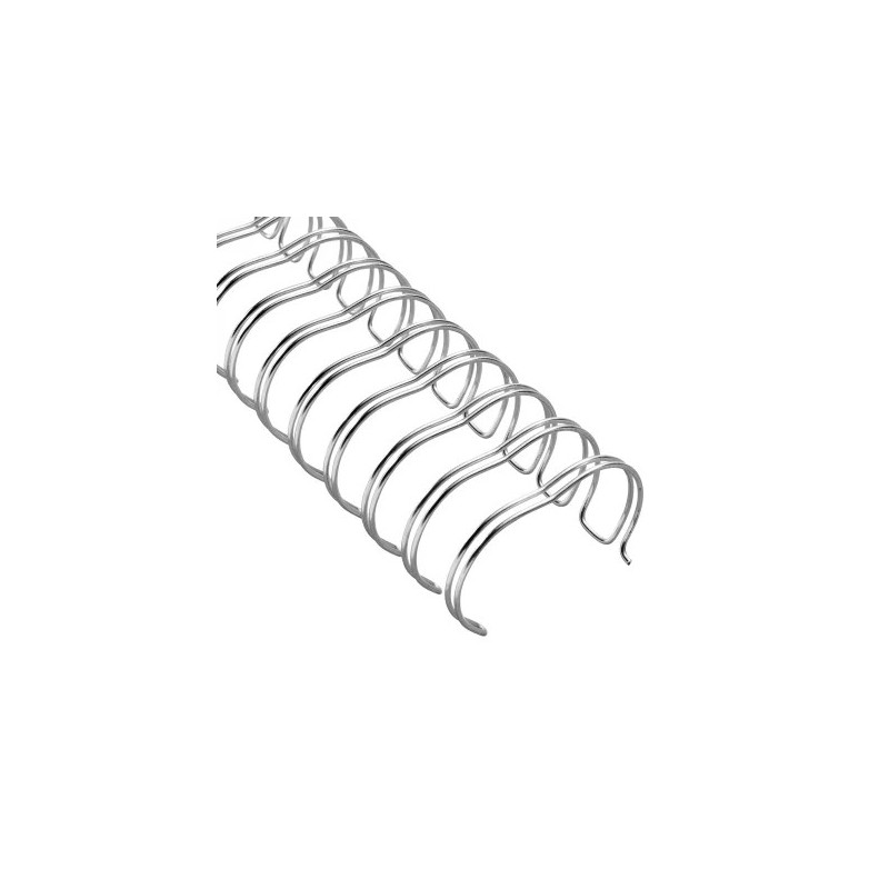 Spirale 2:1 10 5/8\" Silber A5 100 Stück