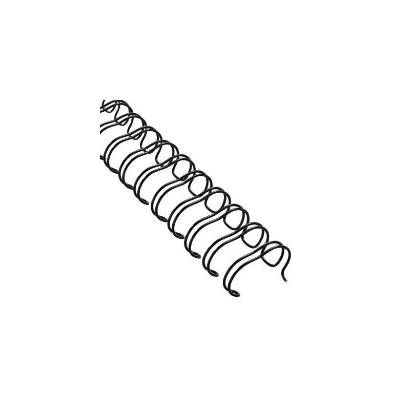 Spiral 2:1 14 7/8" black A5 100 pieces