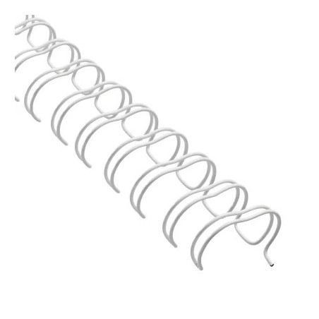 Spirali Renz 3:1  1/4"  bianco A4 conf. 100