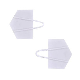 Gancetti adesive in carta con dispenser 400 pezzi 17x28mm