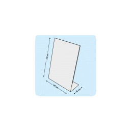 Espositori trasparenti A5 verticale 212x149mm