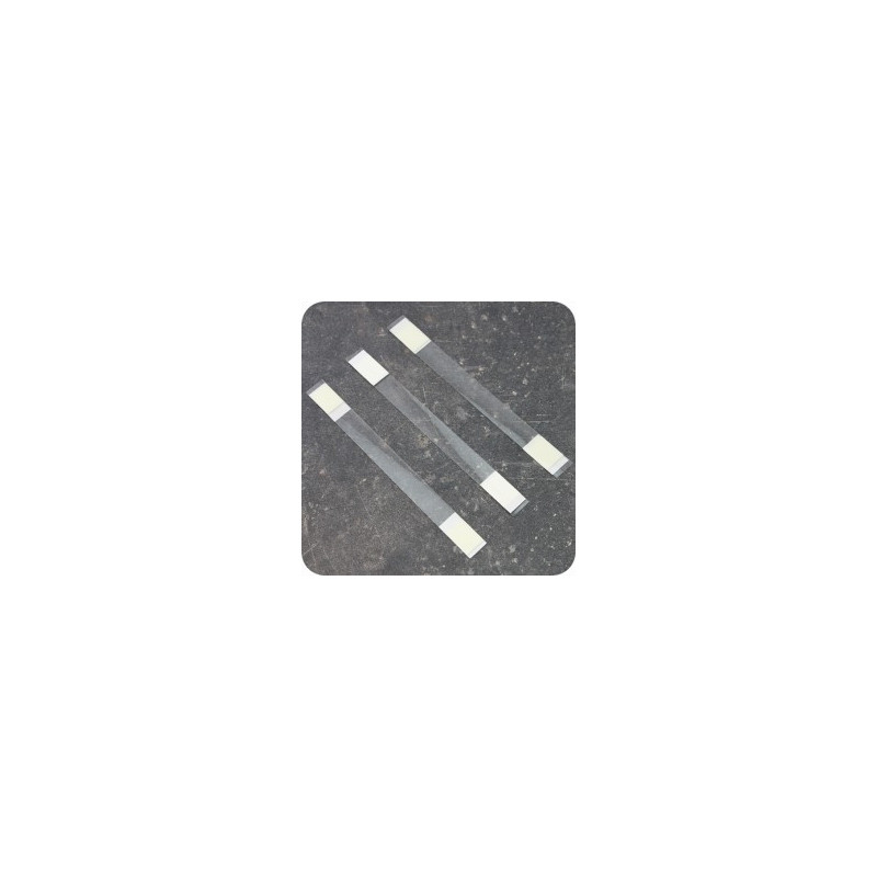 Transparent Wobbler 150x14mm Pack of 100pcs