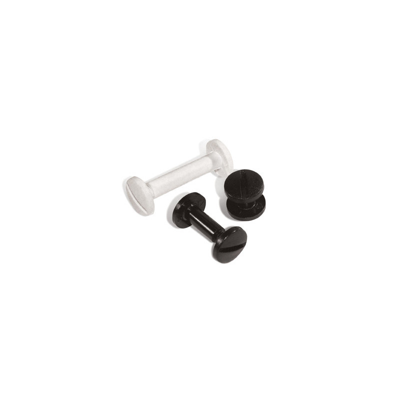 Viti sepolte in plastica nero 40mm Conf. da 1000pz