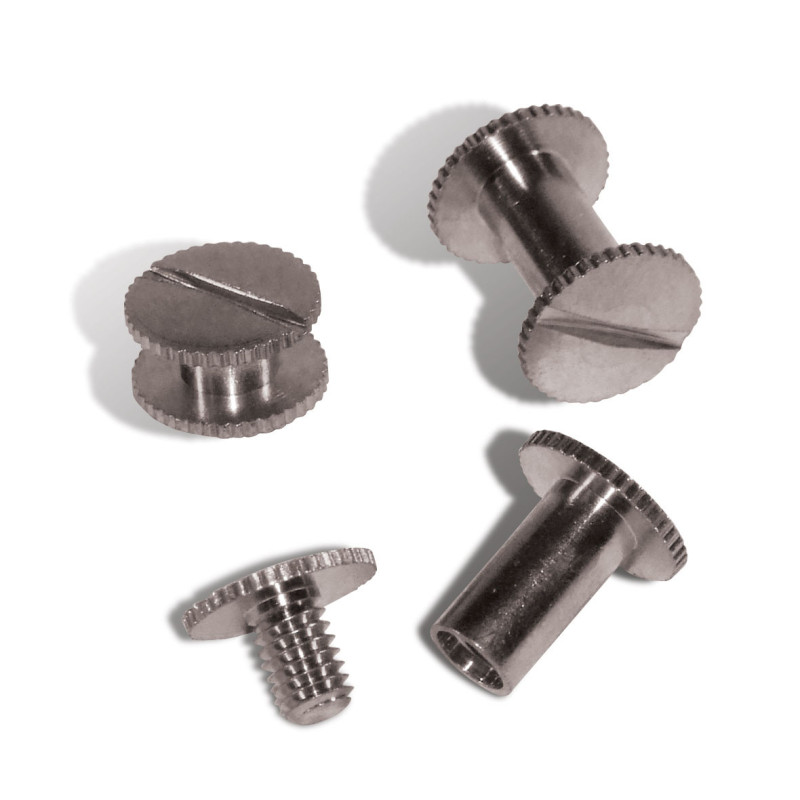 Vergrabene, gerillte, vernickelte Schrauben 3,5 mm, 1000 Stück Packung
