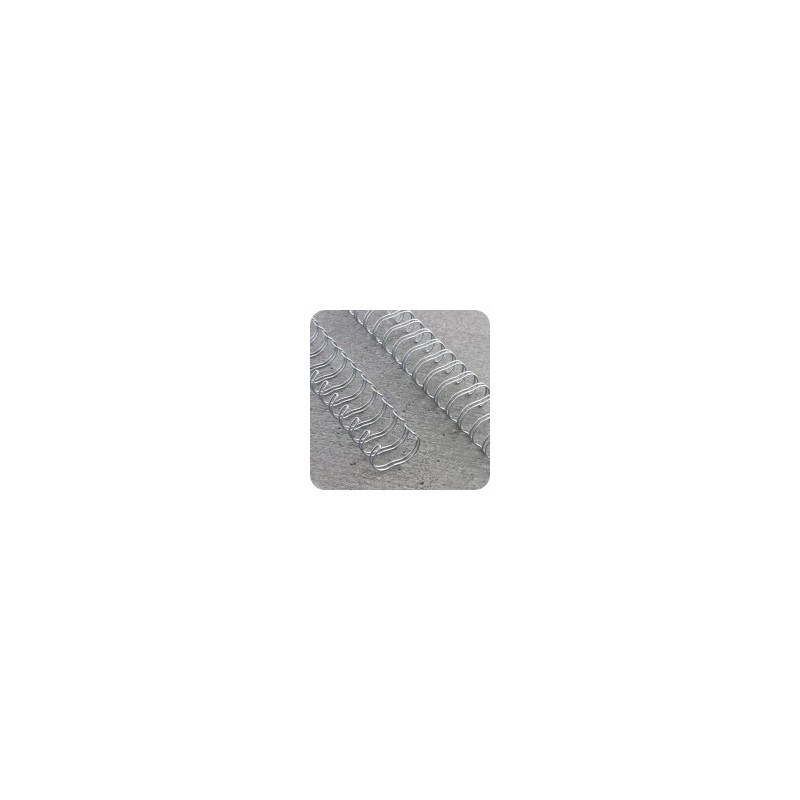 Spirali 3:1 8 1/2\" argento A4 conf.da 250 pezzi