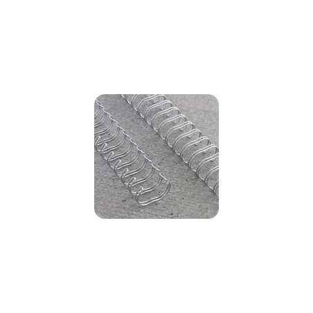 Spirali 2:1 10 5/8" Silber A4 Verpackung 100