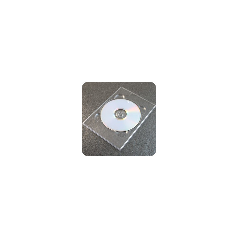 Einzelne transparente DVD-Hülle 187 x 136 x 4,5mm Verpackungseinheit mit 1000 Stück