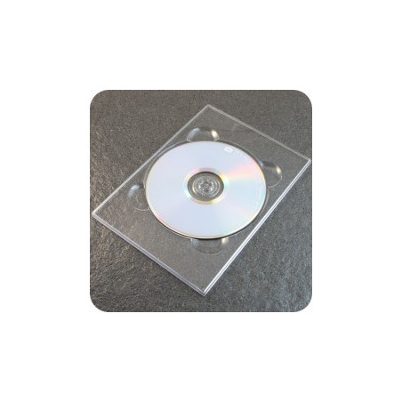 Einzelne transparente DVD-Hülle 187 x 136 x 4,5mm Verpackungseinheit mit 1000 Stück