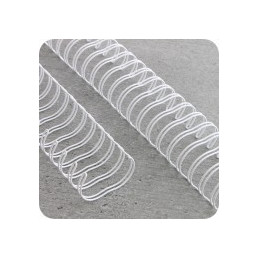 Spiralbindungen 3:1 5 5/16" weiß A5 Packung 250 Stück